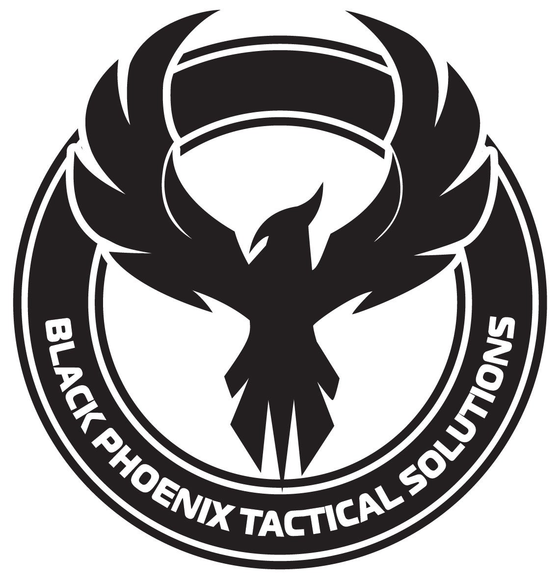Black phoenix logo on Craiyon